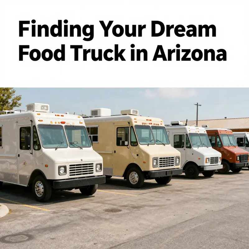 Explore diverse food trucks available on online marketplaces.