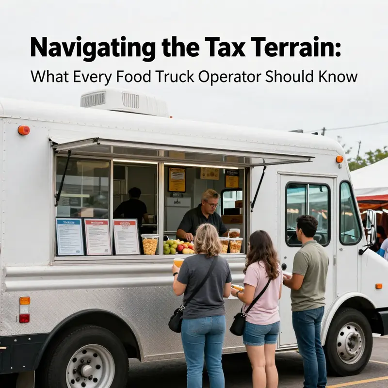 Understanding income tax responsibilities through practical advice for food truck operators.