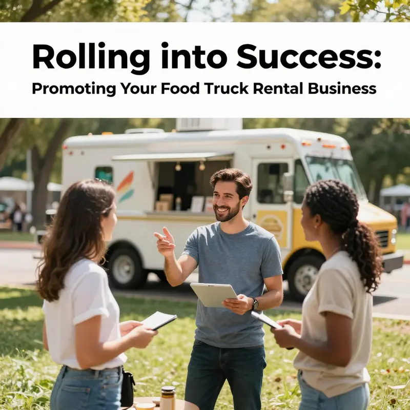 A compelling online presence drives interest in your food truck rental business.