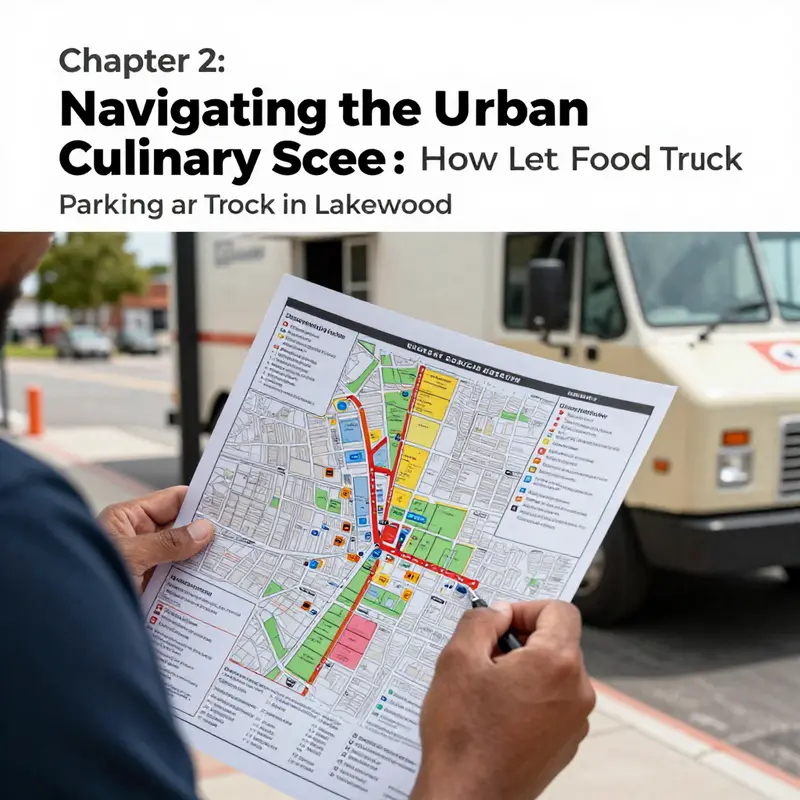 A lively food truck in Lakewood, capturing the spirit of street food and community engagement.