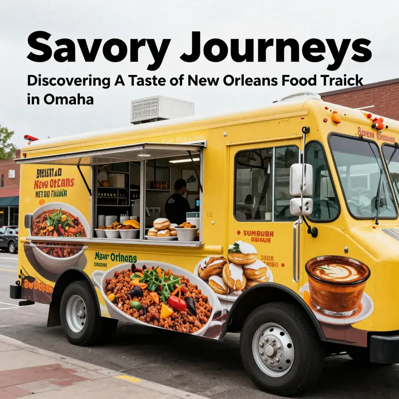 A Taste of New Orleans food truck showcasing an array of delectable dishes.