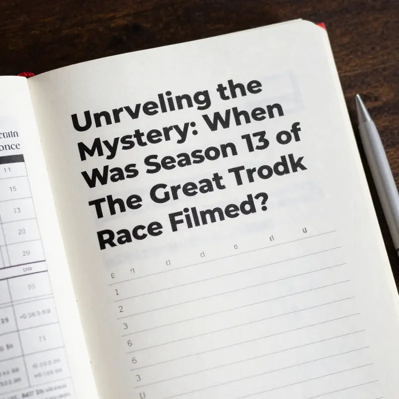 Food trucks lined up on a vibrant street, symbolizing the competitive excitement as fans await the airing of Season 13.