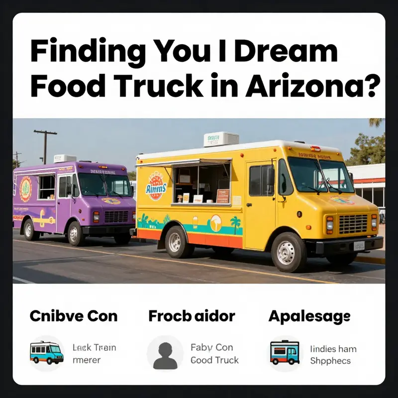 Explore diverse food trucks available on online marketplaces.