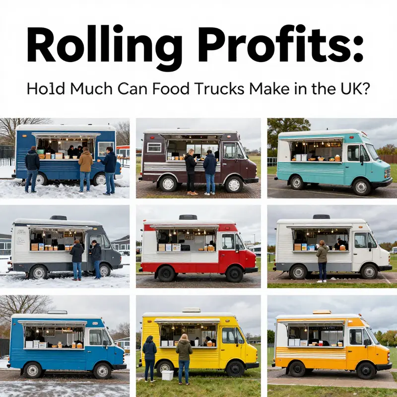 Typical earnings breakdown for food trucks across the UK.
