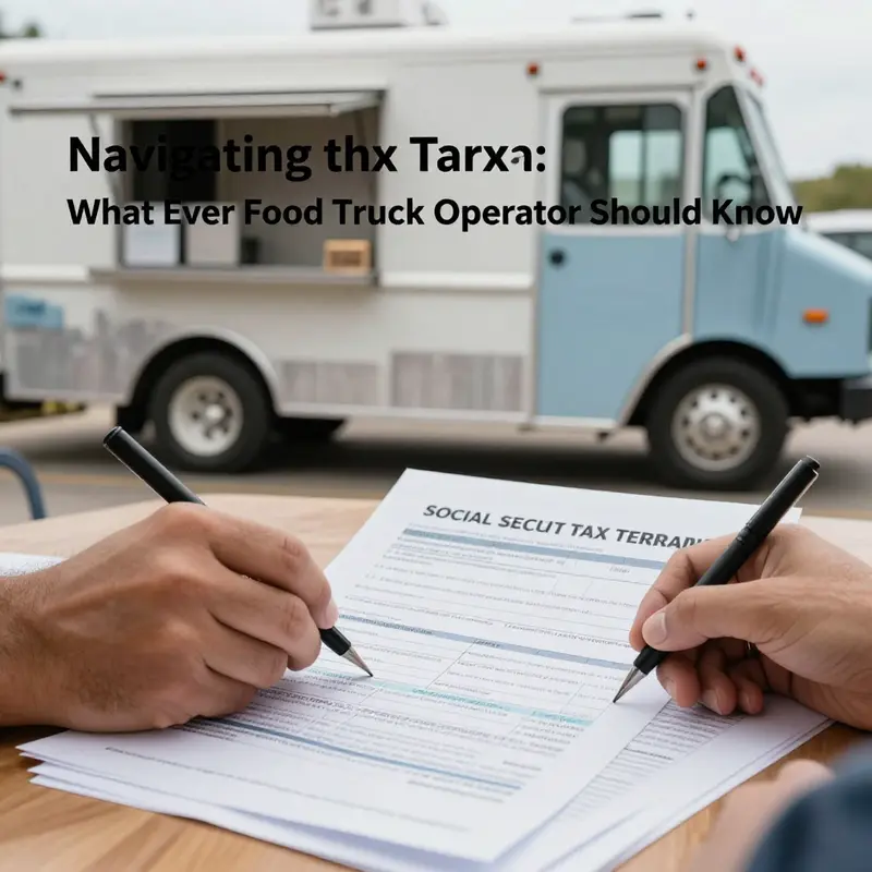 Understanding income tax responsibilities through practical advice for food truck operators.