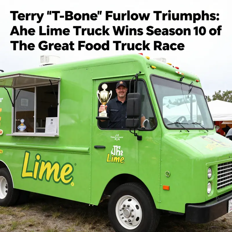 Terry ‘T-Bone’ Furlow celebrates with the trophy representing his victory in Season 10.