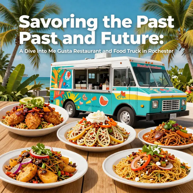 The warm and vibrant atmosphere of the Me Gusta restaurant, where patrons enjoyed the rich flavors of Caribbean cuisine.