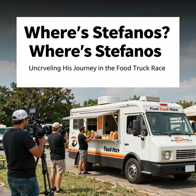 Stefanos cooking his signature dish, captivating food lovers at his food truck.