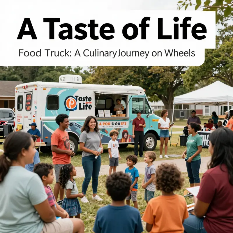 A sampling of the vibrant dishes offered by A Taste of Life Food Truck.