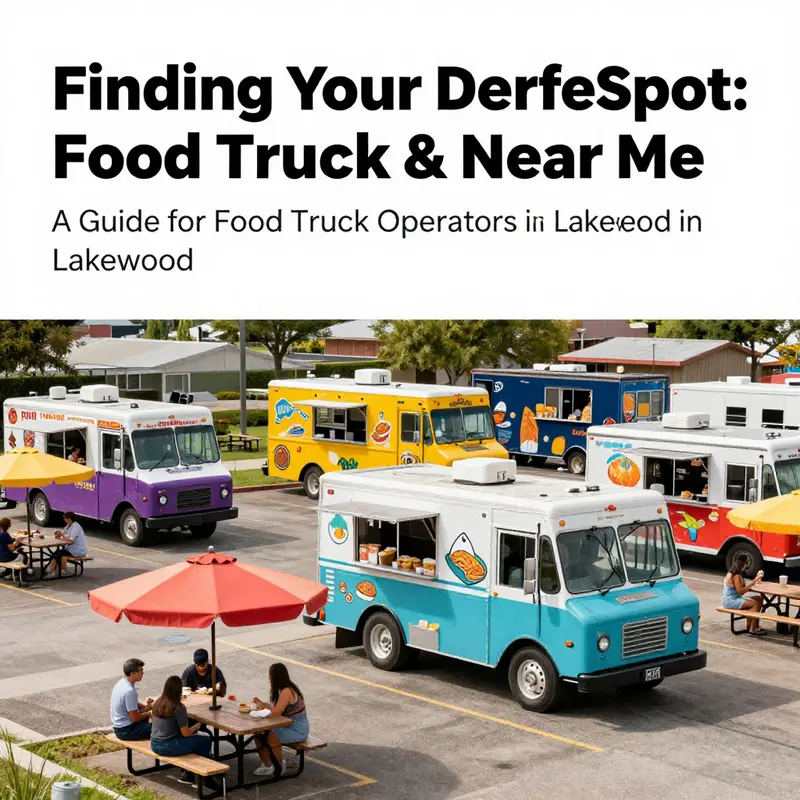 A designated food truck park bustling with activity and a diverse array of culinary offerings.
