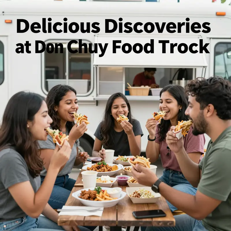 The vibrant Don Chuy Food Truck, a delicious stop for authentic Mexican food at 2034 N May Ave, Oklahoma City.
