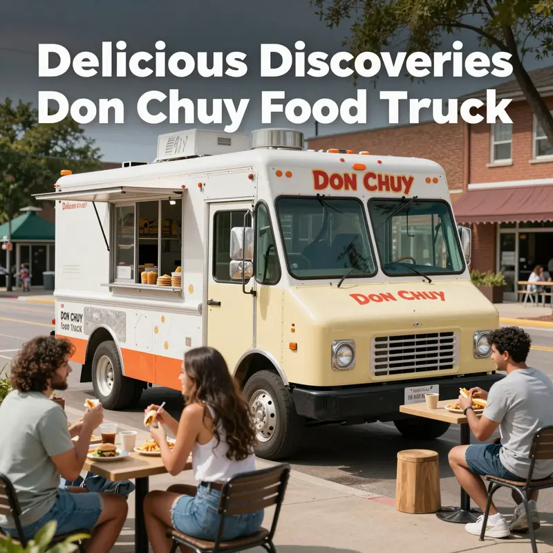 The vibrant Don Chuy Food Truck, a delicious stop for authentic Mexican food at 2034 N May Ave, Oklahoma City.