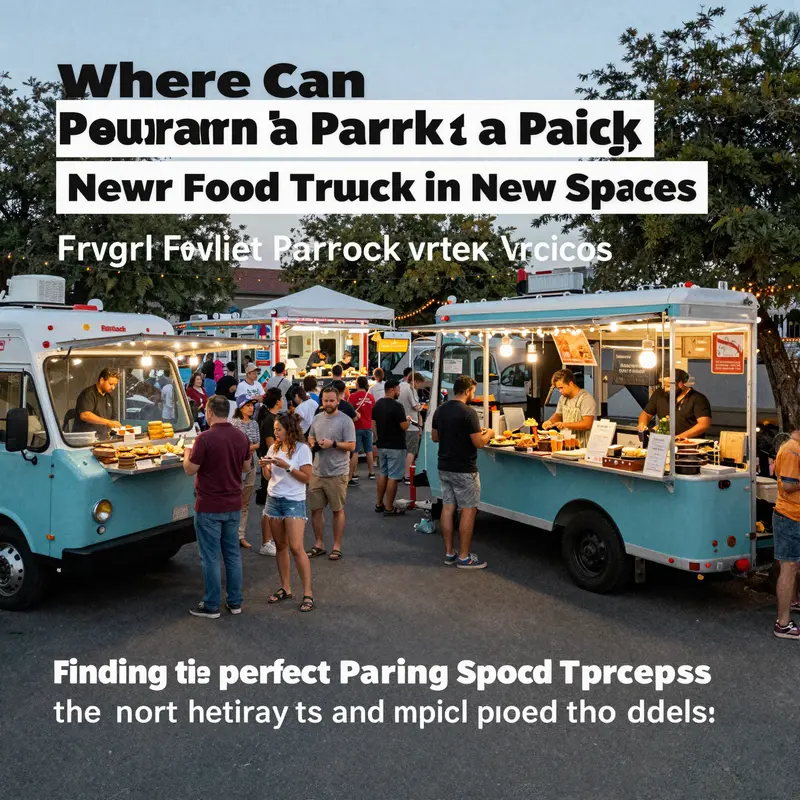 Modern infrastructure supporting vibrant food truck operations in New Orleans.