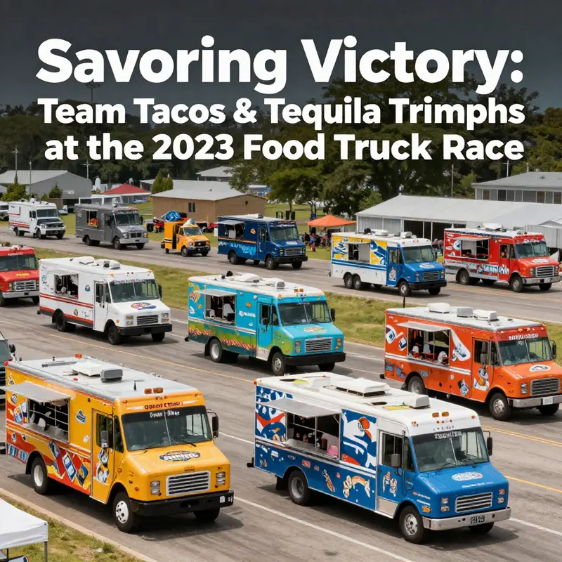 A lively food truck festival in Lakewood where food lovers celebrate diverse culinary offerings.