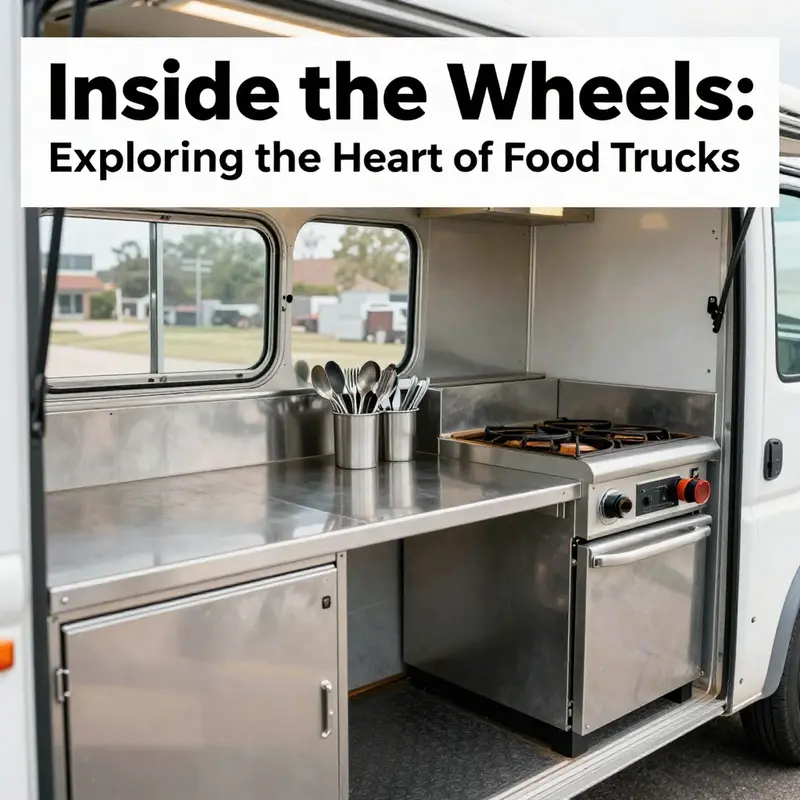 A detailed look at the design characteristics that make food trucks efficient and functional.