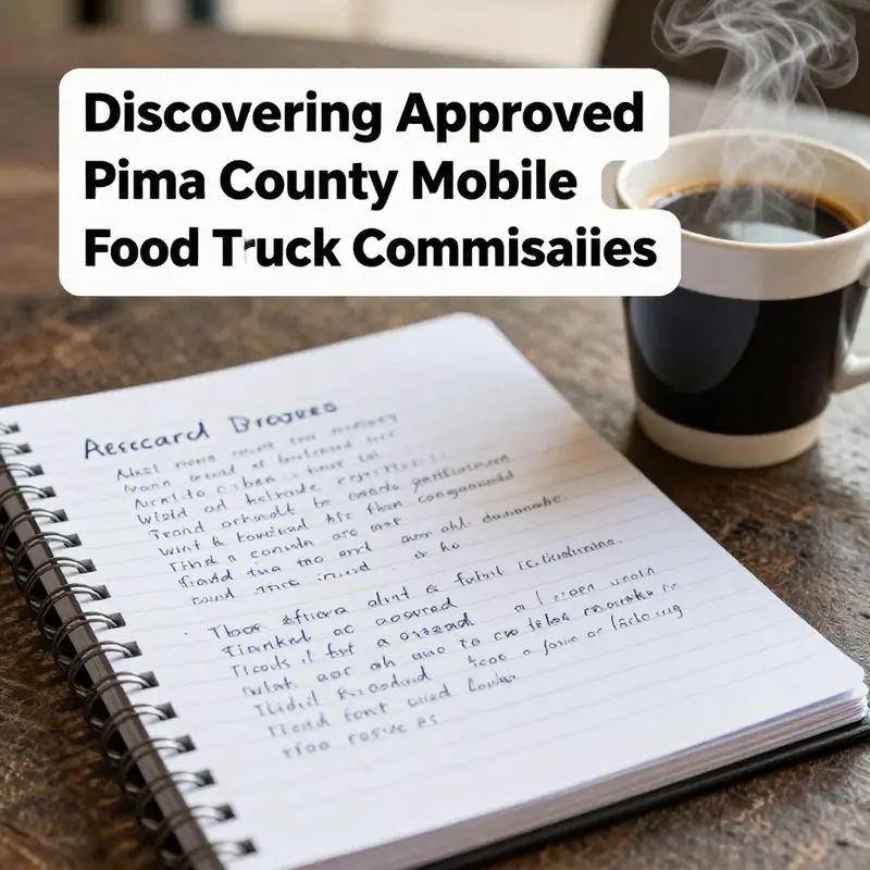 A vibrant park scene illustrating the community connecting over food trucks.