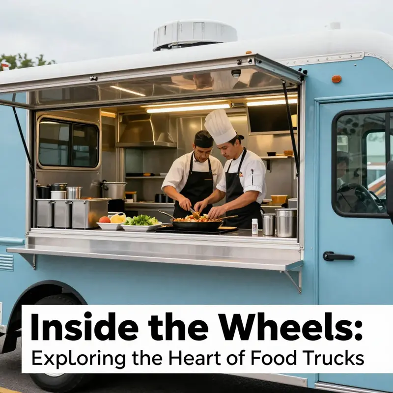 A detailed look at the design characteristics that make food trucks efficient and functional.