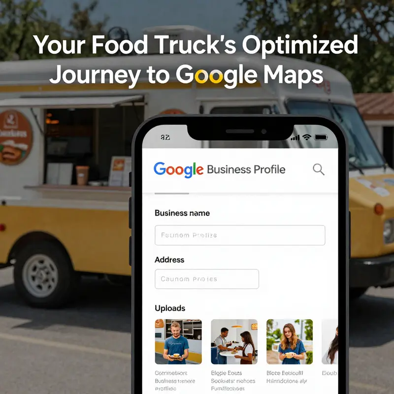 Setting up your food truck on Google Business Profile for optimal visibility.