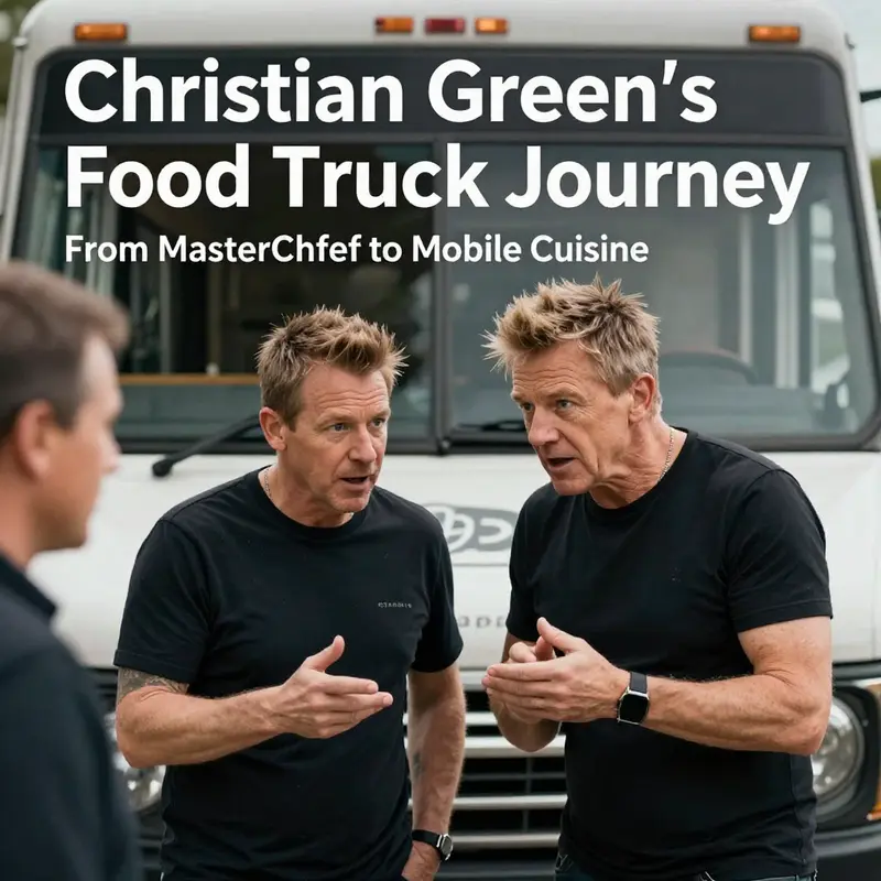 Christian Green’s food truck, a vibrant symbol of his culinary journey in Lakewood.