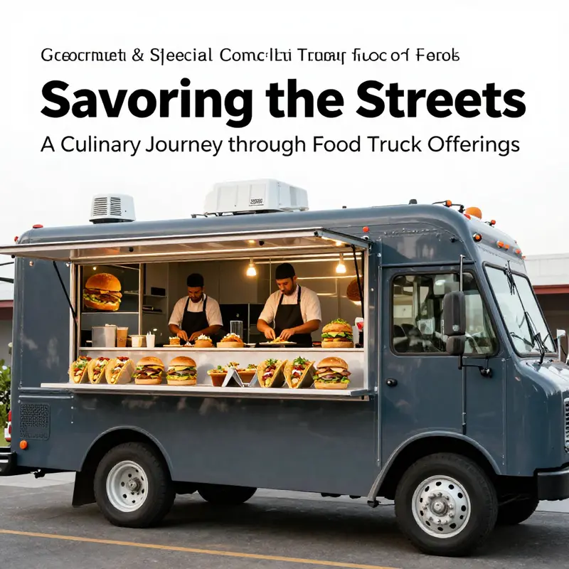 Beach and resort-style food trucks offering fresh and chilled delights.