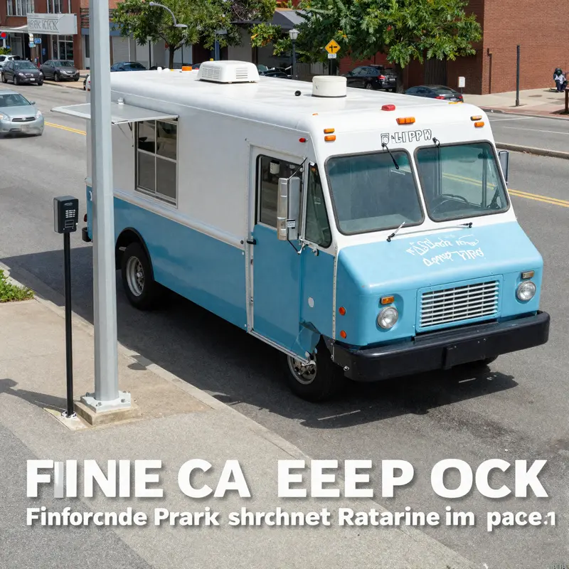 Modern infrastructure supporting vibrant food truck operations in New Orleans.