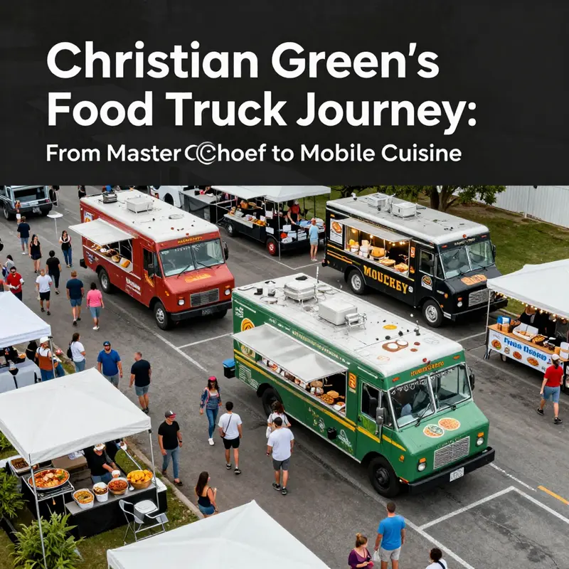 Christian Green’s food truck, a vibrant symbol of his culinary journey in Lakewood.