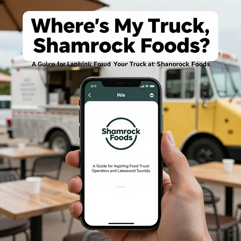 A food truck driver utilizing a GPS for tracking and management.