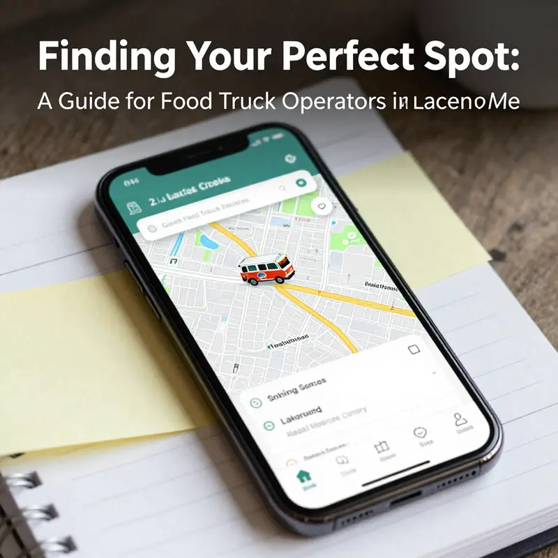 A designated food truck park bustling with activity and a diverse array of culinary offerings.