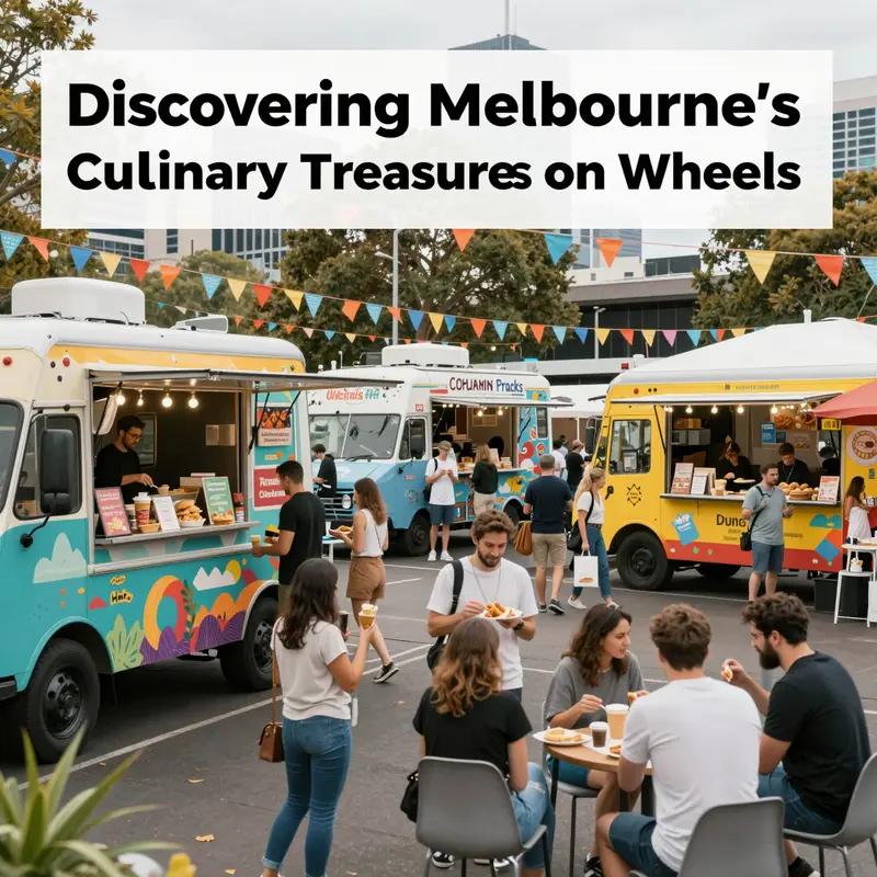 Families enjoying gourmet meals at Bikes and Bites, a key food truck venue in Melbourne.
