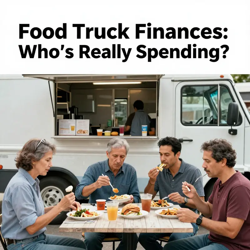Young adults flock to food trucks for quick and trendy meal options, showcasing their connection to modern dining culture.
