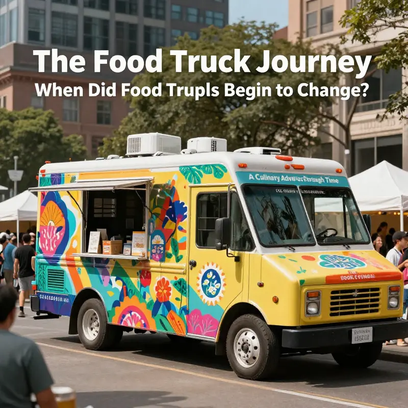 A glimpse of the past with an old-style lunch wagon that heralded the birth of mobile dining.
