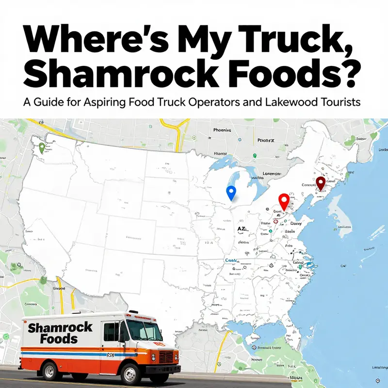 A food truck driver utilizing a GPS for tracking and management.