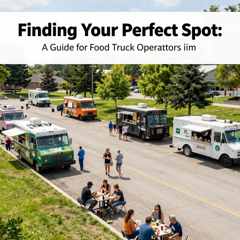 A designated food truck park bustling with activity and a diverse array of culinary offerings.
