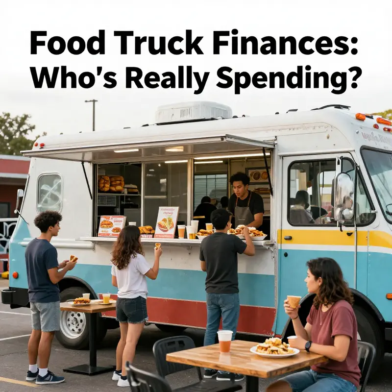 Young adults flock to food trucks for quick and trendy meal options, showcasing their connection to modern dining culture.