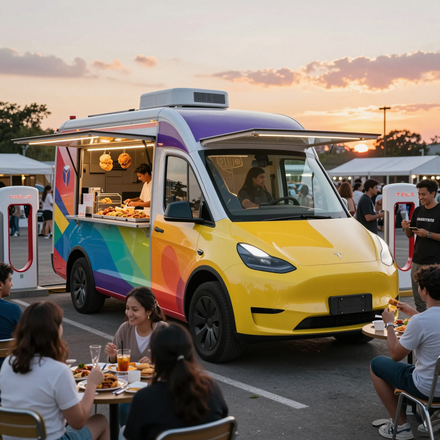Tesla Food Truck