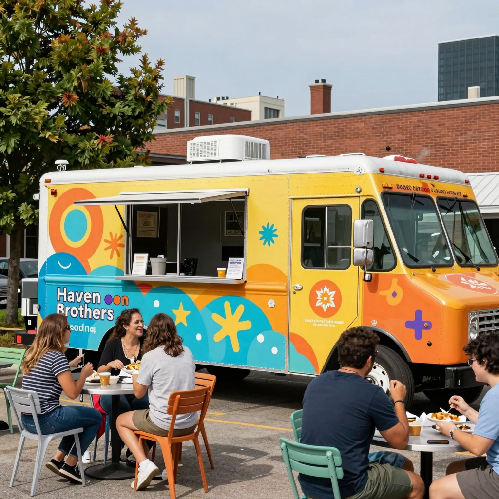 Haven Brothers Food Truck Scene