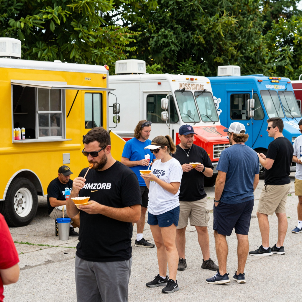 A vibrant food truck scene in Missouri