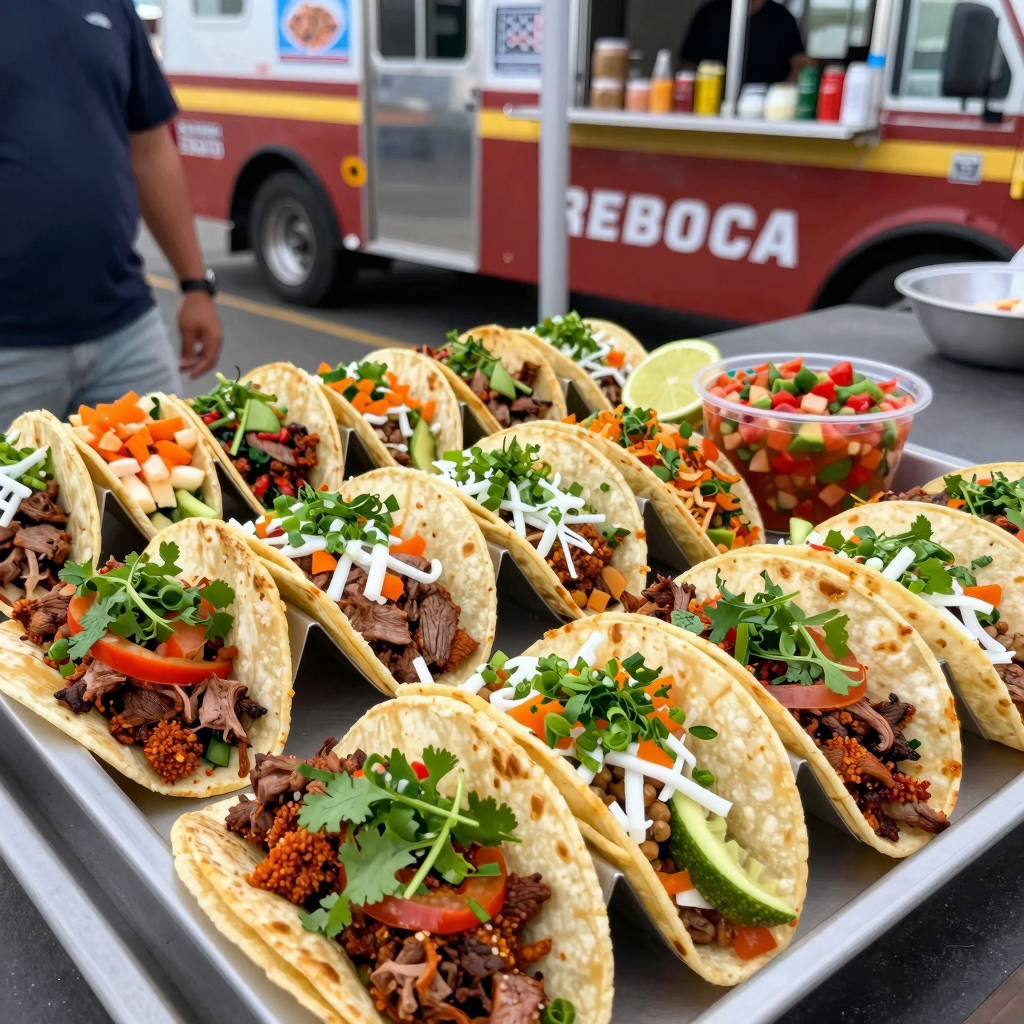 Popular Tacos from Local Food Trucks