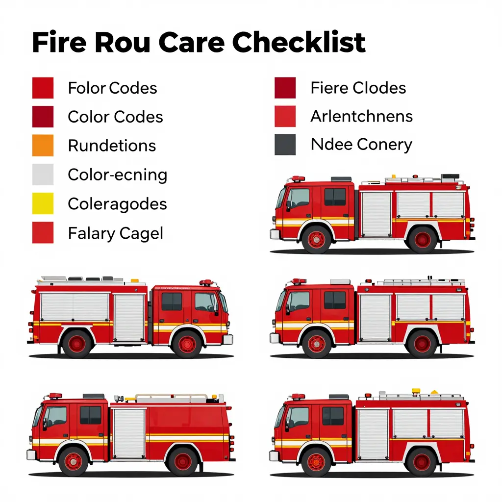 Compliance Checklist for Fire Truck Coloring Regulations