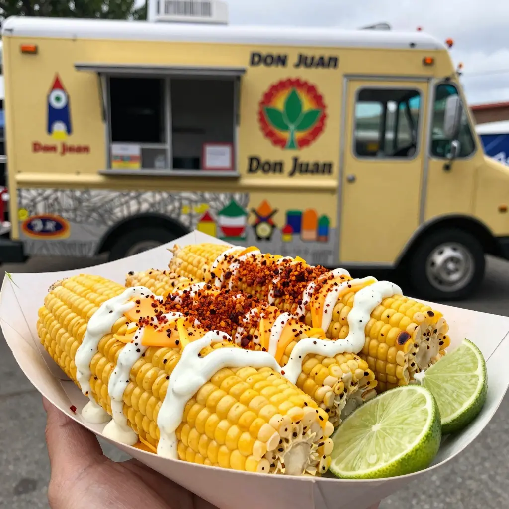 Colorful Elote