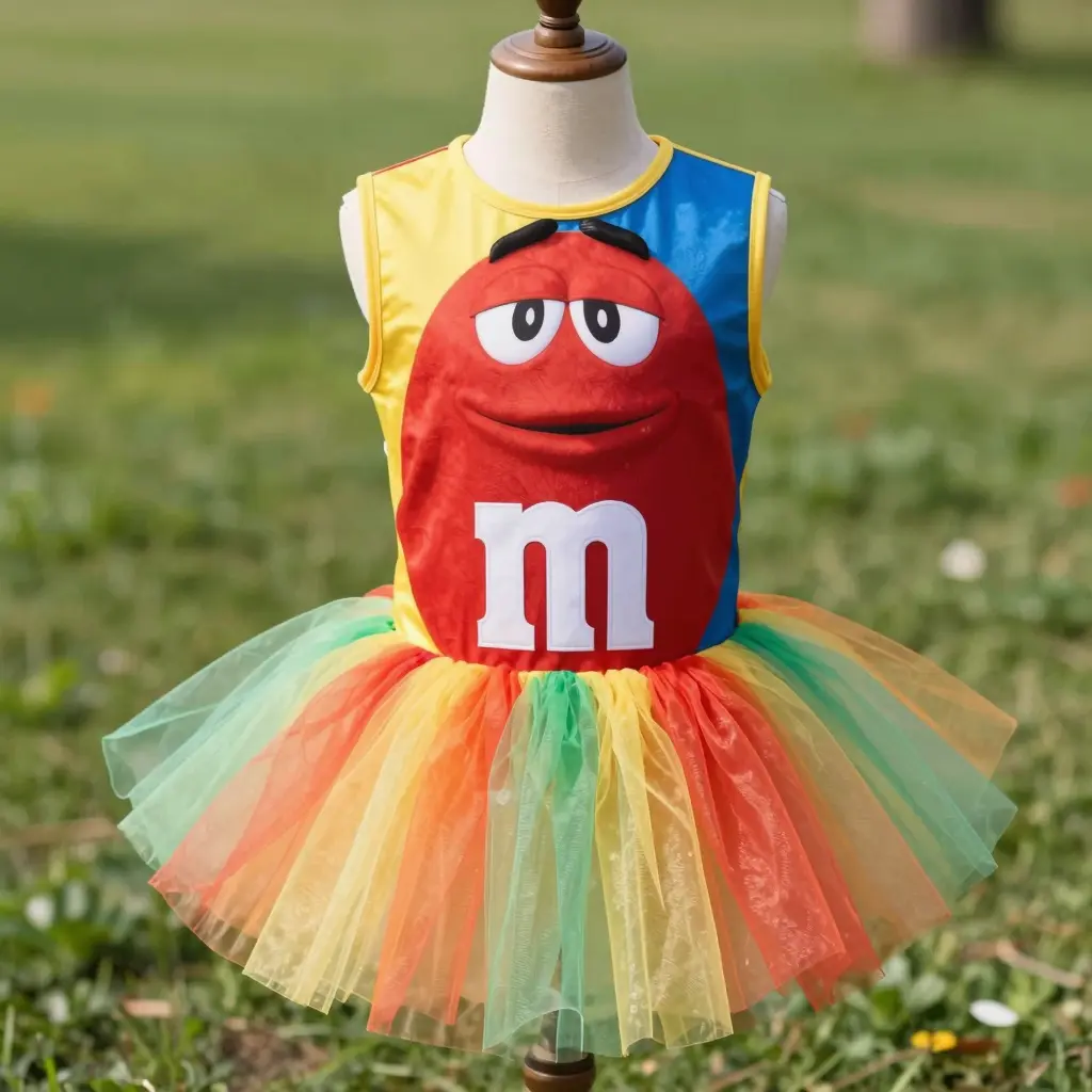 M&M Costume with Tutu